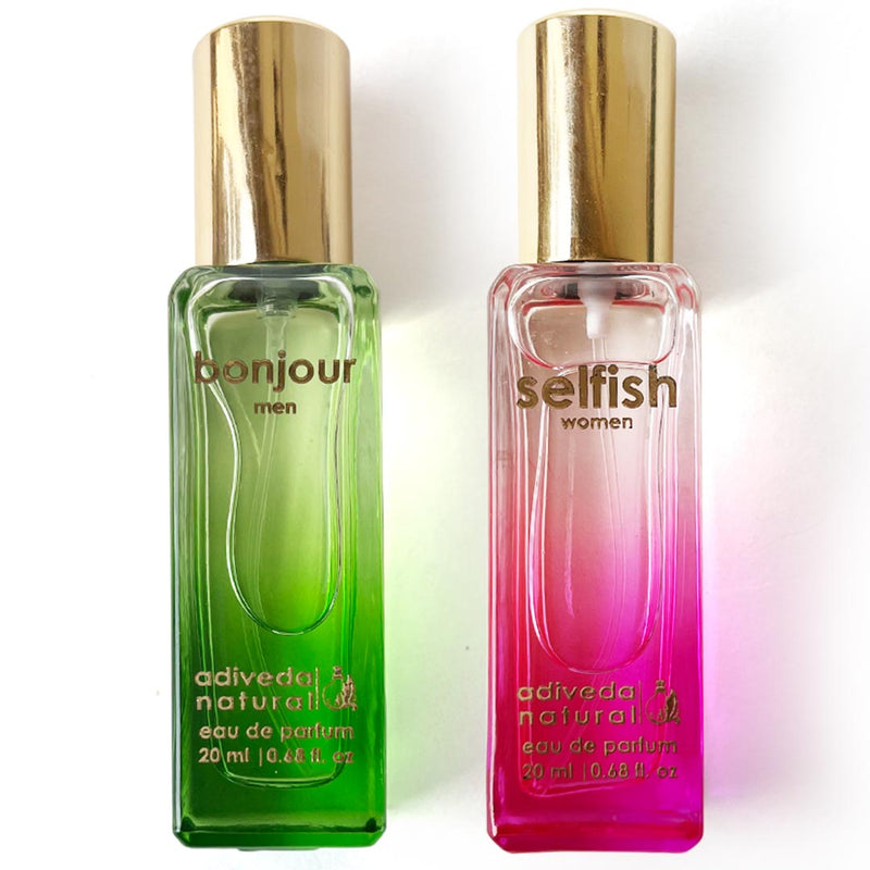 Bonjour & Selfish 20ml Combo Pocket Perfume for All | Premium Eau De Parfum for Men & Women