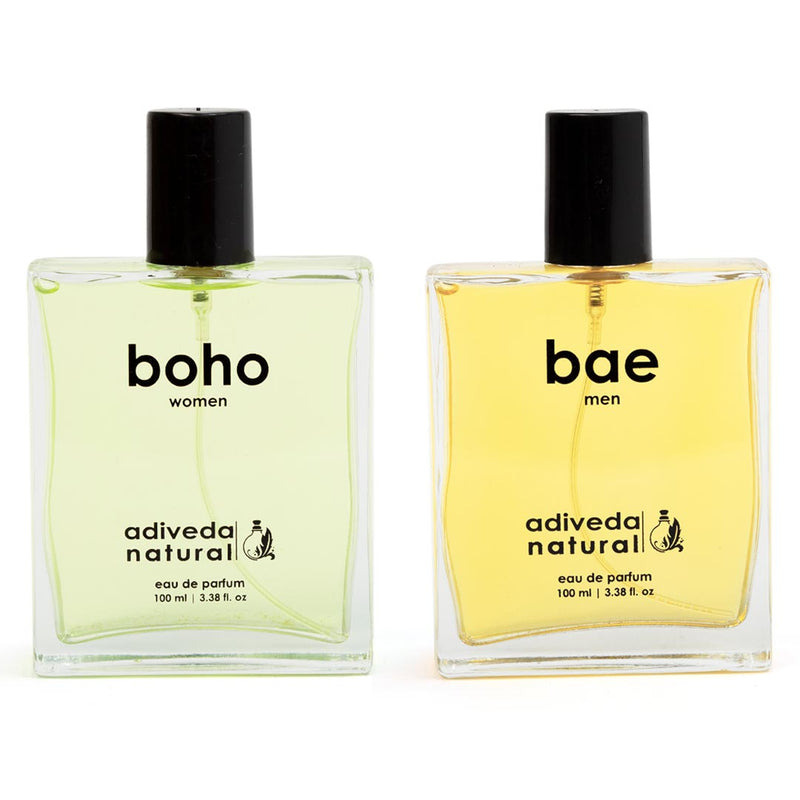 Boho Women and Bae Men perfume | Combo of Bae & Boho For Men And Women | Boho Women and Bae Men perfume | Perfume | Perfume For Men | Perfume For Women | Eau De Parfum | Perfume For All | Boho Perfuem For Women | Bae Perfume For Men | Oud fragrance | Colonge | Fragrance | Oud | Scent | Parfum | Unisex | Woody | Spicy | Luxury | Fashion | Lifestyle | Shopping | Natural Perfume | Oraganic Perfume | Adiveda Natural | 100 ml Perfume
