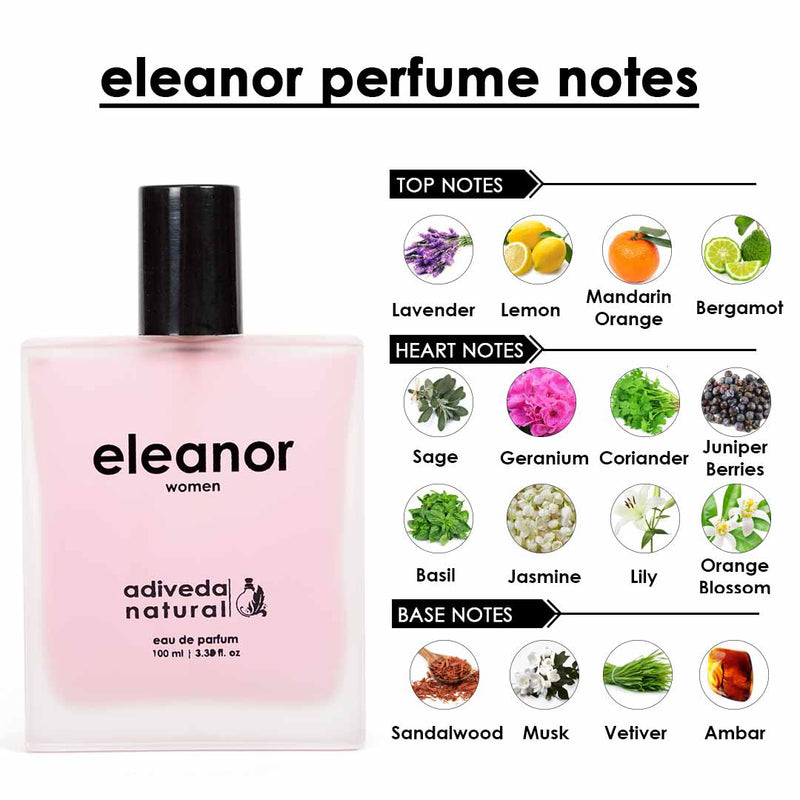 Eleanor women perfume | amber woody perfume | sweet mint perfume | citrus mint perfume | sweet citrus perfume | woody amber perfume | Eleanor women perfume | amber woody perfume | sweet mint perfume | citrus mint perfume | sweet citrus perfume | woody amber perfume | Fashion | Shopping | Lifestyle | Luxury Perfume | Perfume | Scent | Fragrance | Elanilla Perfume For Women | Natural perfume | Fresh | Spicy Perfume | Indian Perfume | Best Selling Perfume | Adiveda Natural Perfume | 100 ml Perfume