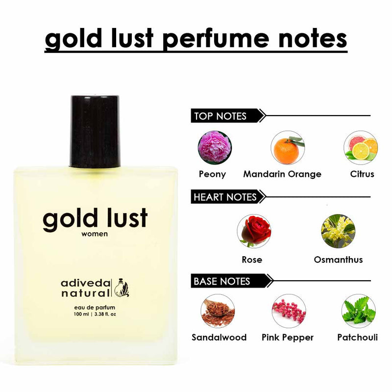 gold lust women perfume | seductive perfume | citrus spicy perfume | gold lust women perfume | seductive perfume | citrus spicy perfume | woody and spicy perfume | spicy woodsy perfume | best woody spicy cologne | Perfume | colonge | fragrance | Gold Lust Perfume For Women | For Women | Fresh Woody Perfume | Eau De Parfum | Natural Perfume | Organic Perfume | India Perfume | Adiveda Natural Perfume | Fashion | Best Selling | Affordable Price | 100 ml Perfume 