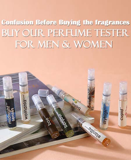 adiveda natural perfume tester trial sample set for men and women 