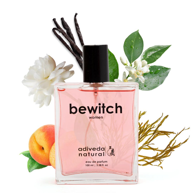 Bewitch women perfume by Adiveda Natural | musky perfume for women | floral and musky perfume | amber perfume | amber musk perfume | sweet floral perfume | floral and musky perfume | amber perfume | amber musk perfume | sweet floral perfume | Perfume | Scent | Colonge | Fragrance | Sweet Ambery Perfume | Bewitch Women Perfume | Eau De Parfum | Natural Perfume | Organic Perfume | Floral Perfume | Musky Perfume | Musky PerFume For Women | Indian Perfume | Adiveda Natural Perfume | Adiveda Natural | 100 ml