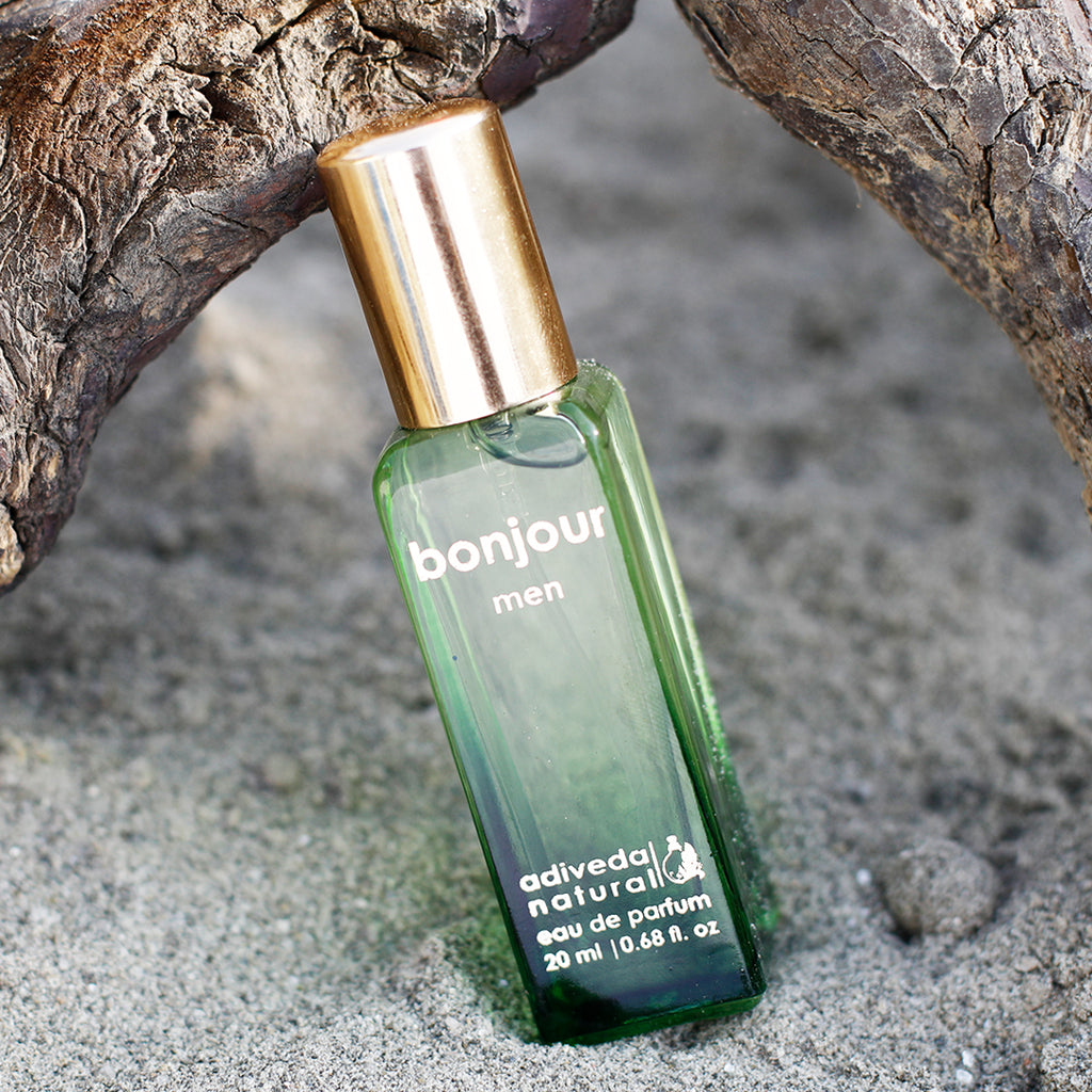 Bonjour Perfume 20ml – Compact and Stylish Travel Size Fragrance by Adiveda Natural
