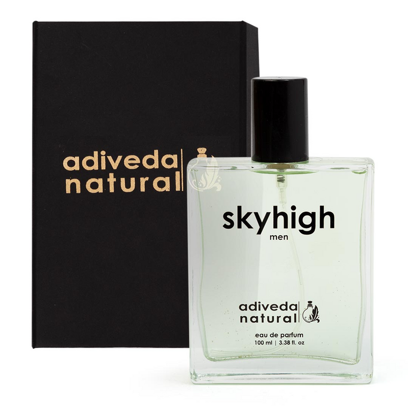 Adiveda Natural Bonjour and Sky High perfume gift pack for men – premium long-lasting fragrances
