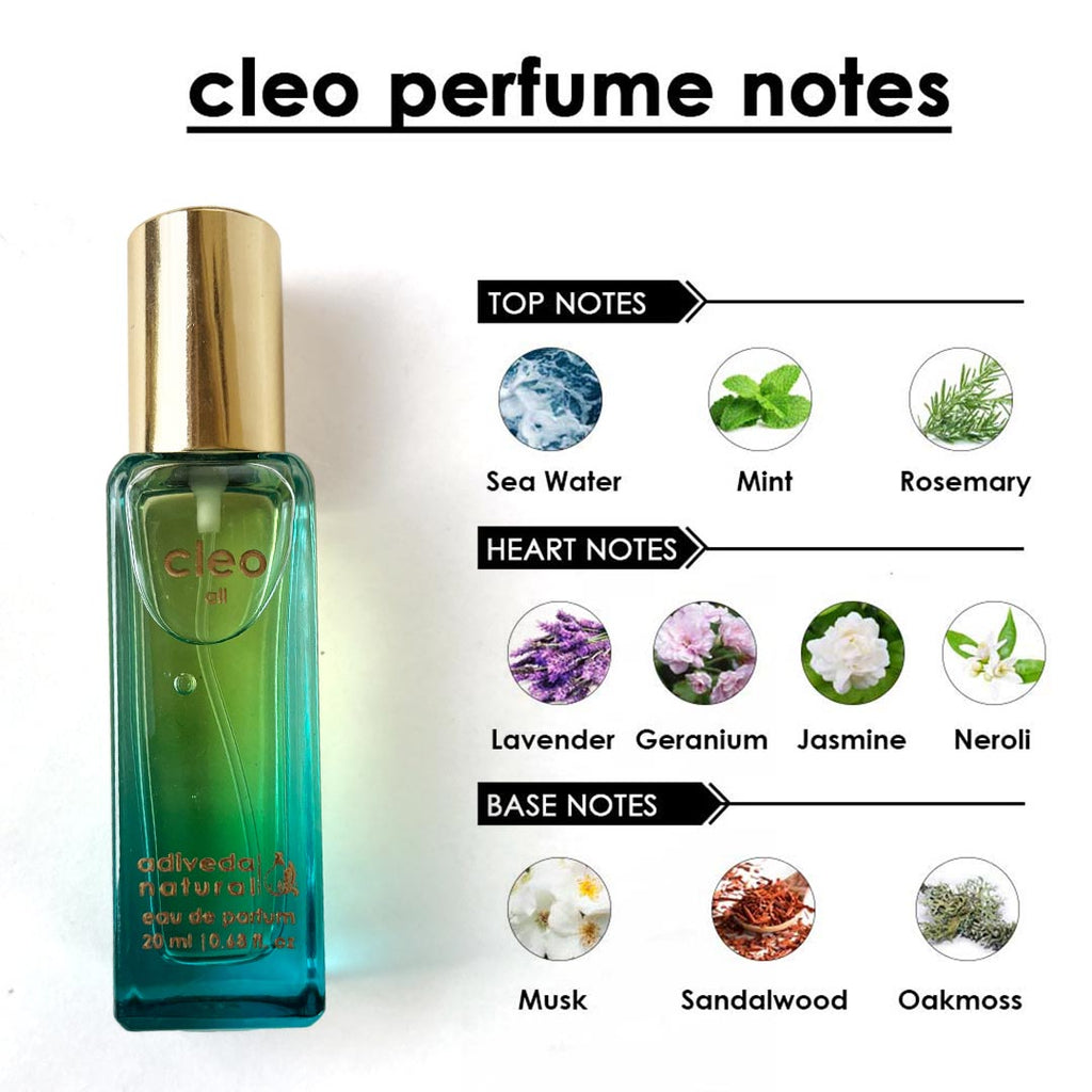 Adiveda Natural Cleo for All – unisex 20ml pocket perfume with refreshing fragrance, perfect for daily wear or gifting.