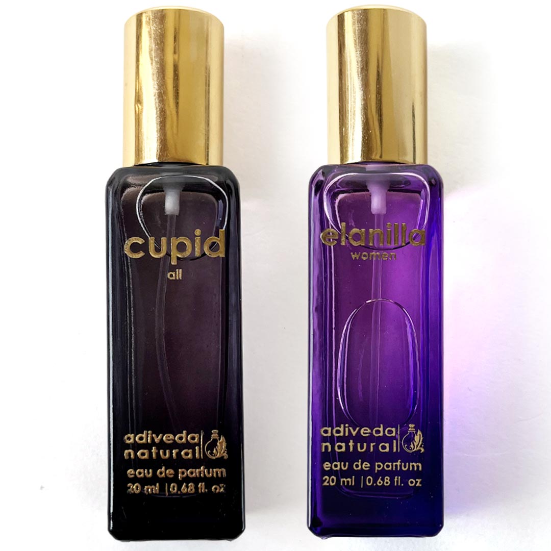 Cupid and Elanilla 20ml travel-size perfume combo pack – premium affordable scent