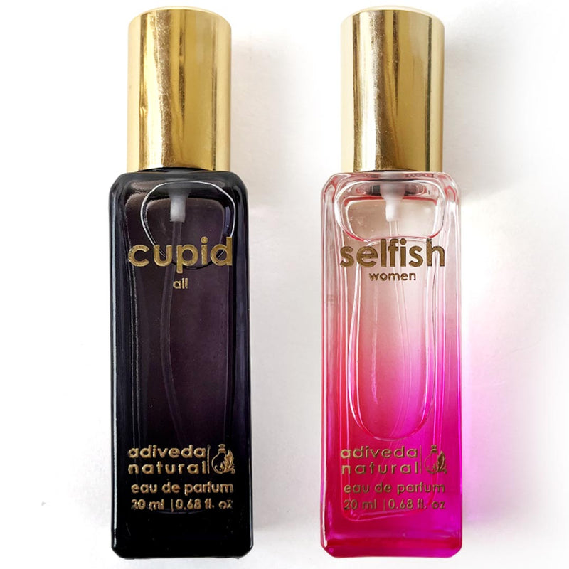 Adiveda Natural 20ml new fragrance combo – unisex and women’s perfumes