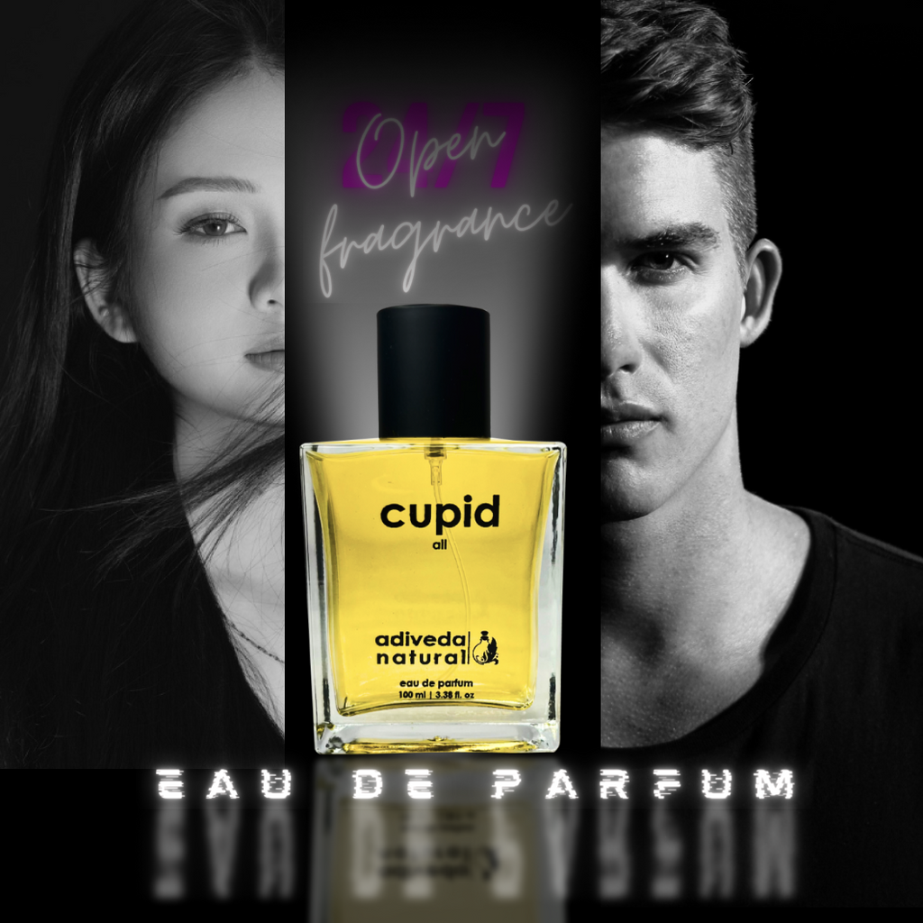 cupid unisex perfume by Adiveda Natural | spicy perfume | spicy oriental perfume | oriental perfume | oud perfume | unisex oud scent | best oud perfume | Unisex Perfume | Spicy Oriental Perfume | Oud Fragrance | Perfume | Scent | Colonge | Unisex | Oud Fragrance | fashion | Shopping | Lifestyle | Luxury | Natural Perfume | Organic Perfume | Indian Perfume | Non-Alcoholic | Top Selling | Product | Cupid Perfume Men & Women | Adiveda Natural | 100 ml Perfume