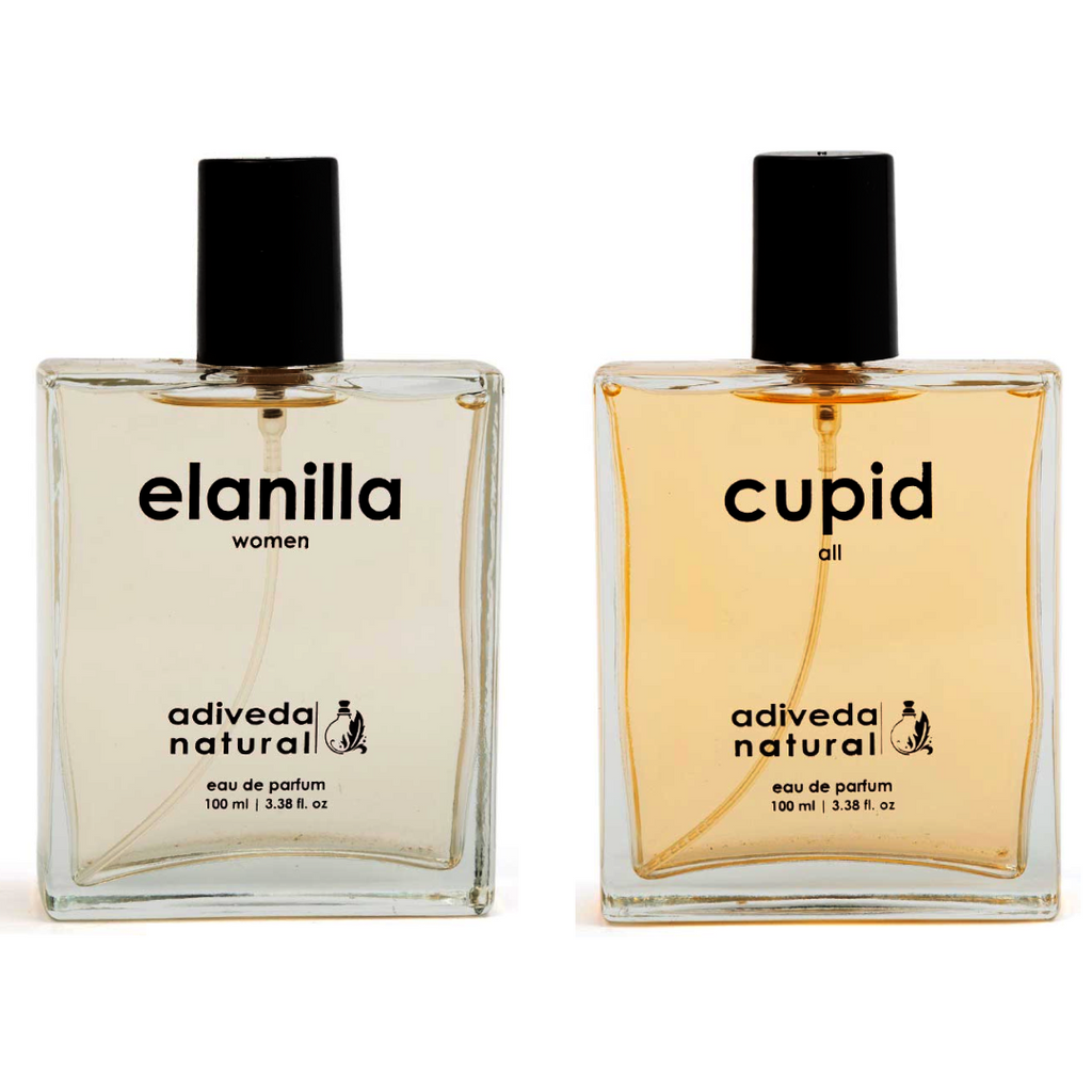 Luxury perfume combo – Elanilla for women and Cupid unisex by Adiveda Natural
