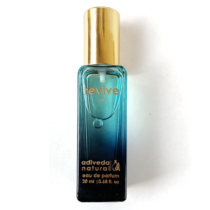 Adiveda Natural Revive perfume for men – 20ml pocket-friendly fragrance with long-lasting scent, ideal for daily use or gifting.”
