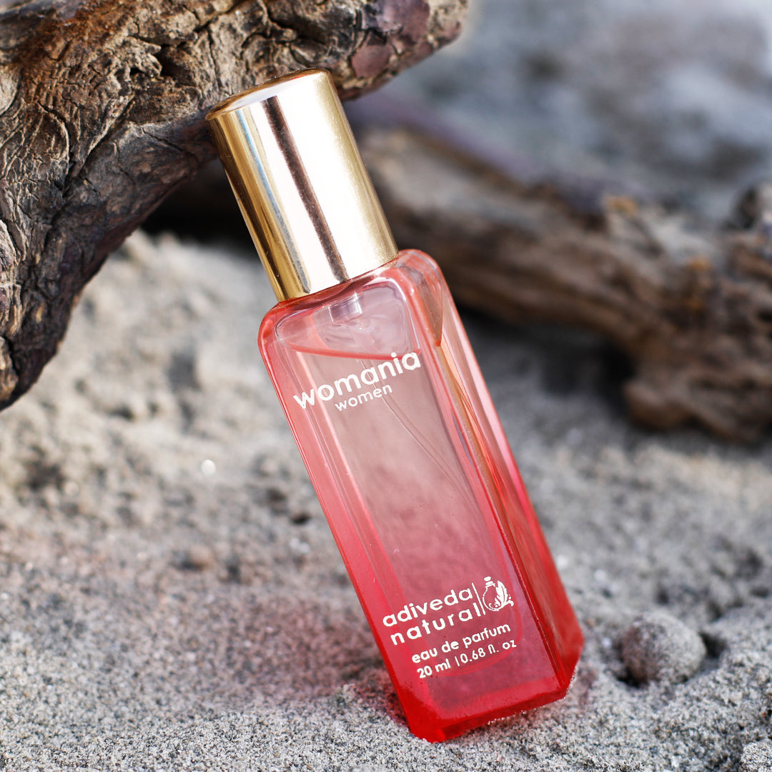 "Womania women’s perfume by Adiveda Natural – refreshing floral fragrance for all occasions"