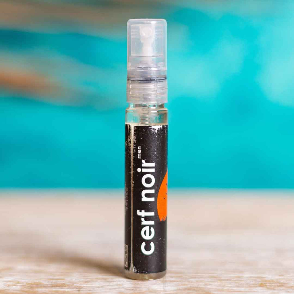 cerf noir perfume tester | perfume miniature | mini perfume | perfume sample | buy perfume tester | travel friendly perfume | perfume vial  | Perfume | Cologne | Fragrance | Natural Perfume | Organic Perfume | Fashion | Shopping | Lifestyle | Luxury Perfume | Indian Perfume | Adiveda natural Perfume