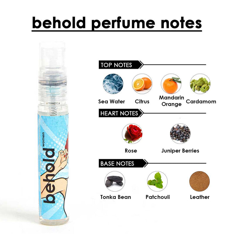 Behold perfume tester for women | perfume sample | perfume miniature | mini perfume | pocket perfume | travel size perfume | perfume vial | fashion | Shopping | Lifestyle | Luxury | Affordable Price | Top Selling Perfumes | Cologne | Fragrance | Scent | EDP | Eau De Parfum | Parfum | Top Position In India | Indian Perfume | Natural Perfume's | Adiveda Natural Perfume