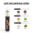 cerf noir perfume tester | perfume miniature | mini perfume | perfume sample | buy perfume tester | travel friendly perfume | perfume vial  | Perfume | Cologne | Fragrance | Natural Perfume | Organic Perfume | Fashion | Shopping | Lifestyle | Luxury Perfume | Indian Perfume | Adiveda natural Perfume