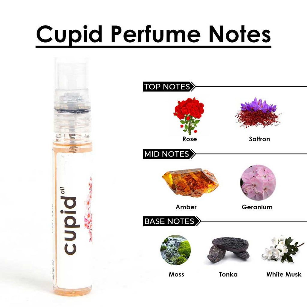 Cupid perfume tester | amber musk perfume sample | unisex mini perfume | perfume miniature | pocket perfume | perfume vial  | Woody | Fresh | Spicy | Aqua men | Cologne | Scent | Fragrance | Eau De Parfum | Natural Perfume Organic Perfume | Adiveda Natural Perfume