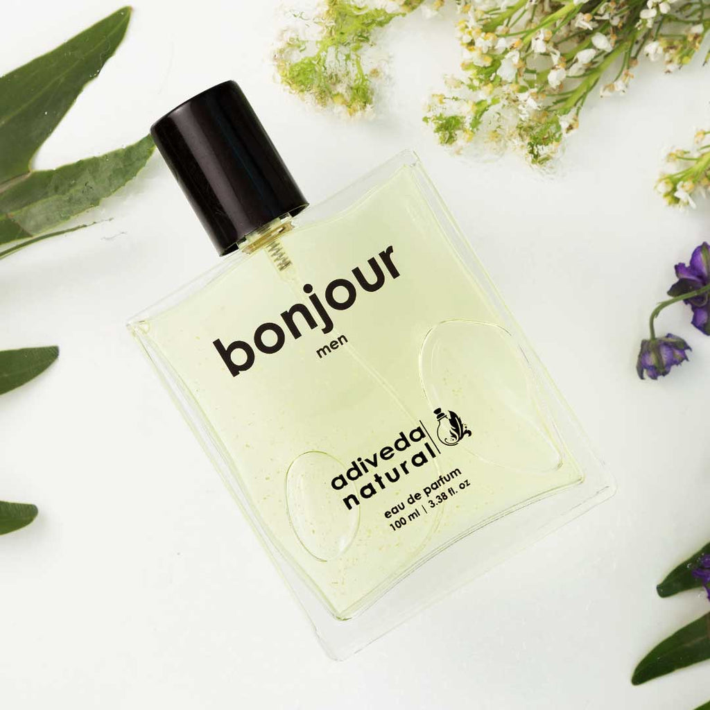 Bonjour men eau de parfum | woody perfume | New Launched petrfume | Best Selling Perfume Men And Women | Mens Perfume | Womens Perfume | Lon Lasting Perfume | Fresh Perfume | Gift Set For Her | Gift Set For Him | Perfume | Adiveda Natural | 100 ml perfume