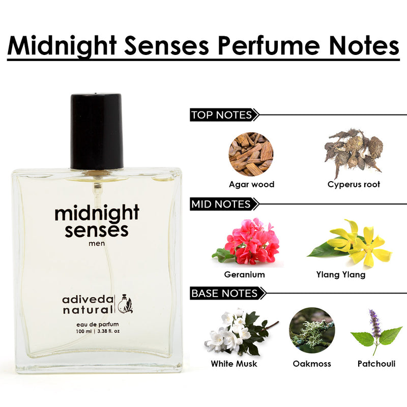 Midnight Senses Men Perfume | spicy woody perfume | white oud perfume | oud perfume for men | oud perfume men's | best woody spicy perfume | Perfume | Scent | Colonge | Fragrance | Eau De Parfum | Midnight EDP | White Oud | Top Selling | Affordable Price | Fashion | Shopping | Lifestyle | Indian Perfume | Adiveda Natural Perfume | 100 ml perfume | New Launched petrfume | Best Selling Perfume Men And Women | Mens Perfume | Womens Perfume