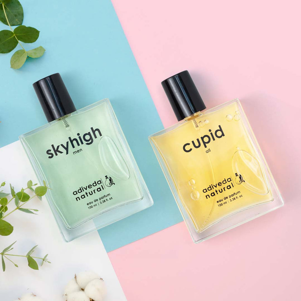 perfume combo pack | skyhigh for men | cupid for all | Perfume | Scent | Colonge | Fragrance |  Floral Perfume |  Fresh | Aqua Fragrances | Fashion | Shopping | Lifestyle | Luxury | India Perfume | Perfume | Adiveda Natural Perfume | Adiveda Natural | Gift SEt Perfume | Combo Pack | Skyhigh Perfumr For Men | 100 ml Perfume