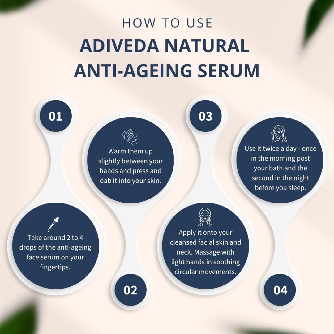 Anti Aging Serum | Anti Aging Face Serum | Anti Wrinkle Serum | Face | Moisturising Skin | Beauty | Cosmetics | Fashion | Shopping | For women | Luxury | Natural | Oraganic | Adiveda Natural