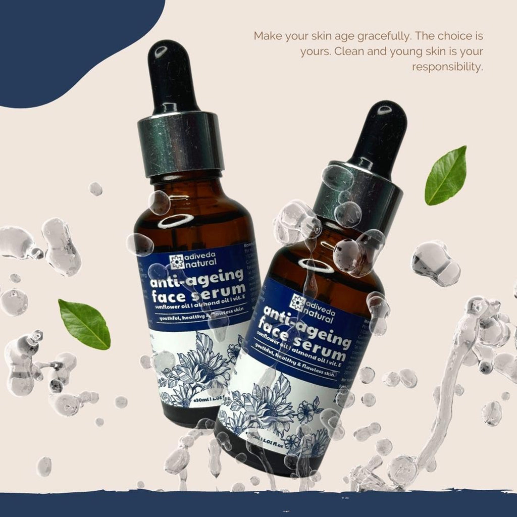 Anti Aging Serum | Anti Aging Face Serum | Anti Wrinkle Serum | Face | Moisturising Skin | Beauty | Cosmetics | Fashion | Shopping | For women | Luxury | Natural | Oraganic | Adiveda Natural