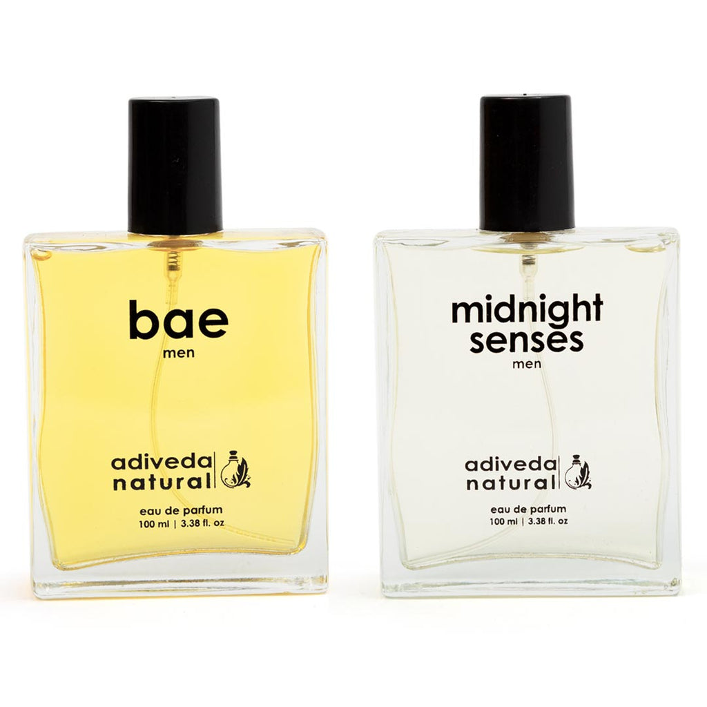 Bae & Midnight Senses Woody and Oud Combo Eau De Parfum |  parfum for men | Bae & Midnight Senses Woody and Oud Combo Eau De Parfum | combo pack for men parfum | Bae Perfume For Men | Midnight Senses Perfume For Men | Perfume | Scent | Spicy Perfume | Combo Pack | Eau De Parfum | Perfume Fragrance | Colonge | Midnight Senses Perfume | Fashion | Shopping | Natural Perfume | Organic Perfume | Adiveda Natural | Fresh | India