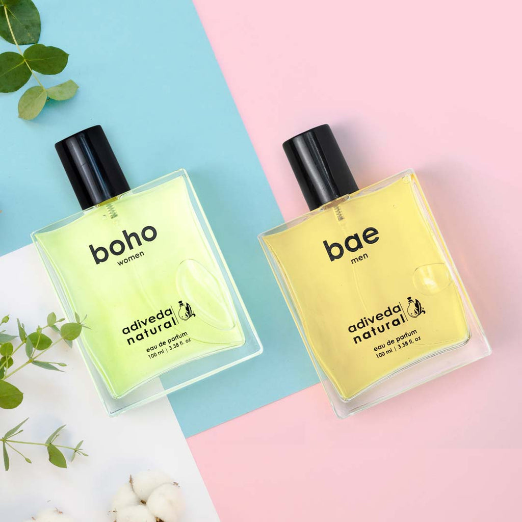 Boho Women and Bae Men perfume | Perfume | Perfume For Men | Perfume For Women | Eau De Parfum | Perfume For All | Boho Perfuem For Women | Bae Perfume For Men | Oud fragrance | Colonge | Fragrance | Oud | Scent | Parfum | Unisex | Woody | Spicy | Luxury | Fashion | Lifestyle | Shopping | Natural Perfume | Oraganic Perfume | Adiveda Natural  | 100 ml Perfume